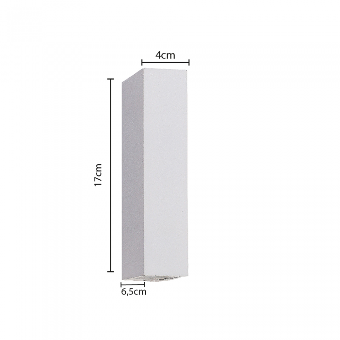 ARANDELA LED MITEL IP65 3W 3000K BRANCA NORDECOR