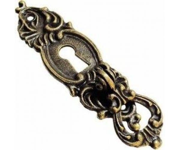 PUXADOR C/ENTRADA PARA CHAVE COLONIAL OURO VELHO 3D