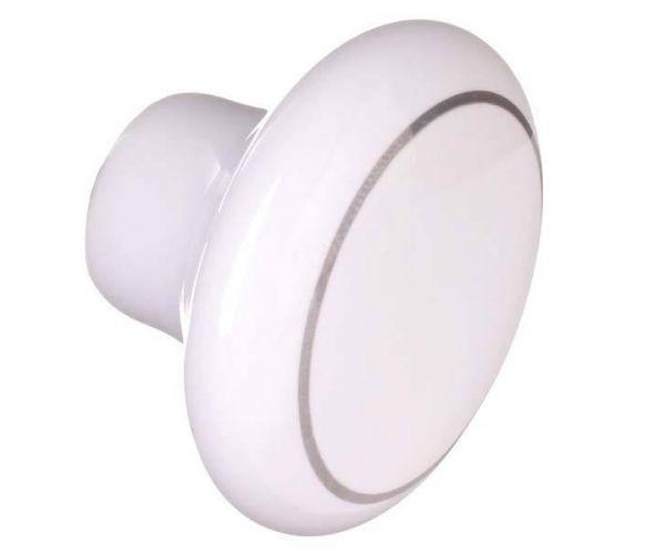 PUXADOR CERÂMICA FILETE CROMADO 1765 ITALYLINE