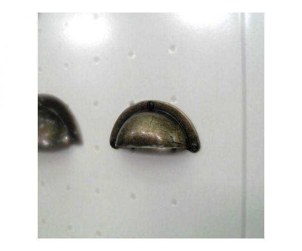 PUXADOR OURO VELHO COLONIAL CONCHA 3D