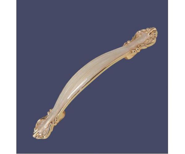 PUXADOR PROVENÇAL DOURADO E BEGE 164 ITALYLINE